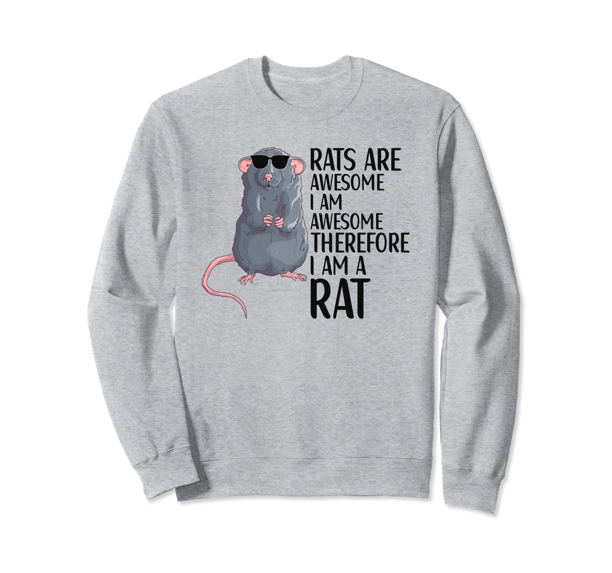 【送料無料】ラット愛好家の齧歯動物のためのラットアクセサリー トレーナー 色：グレー、サイズ：S