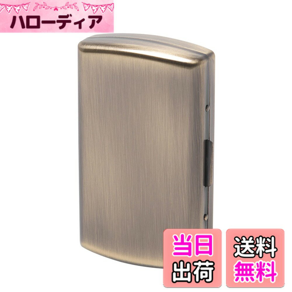 【送料無料】金属製のシガレットケースには、85mmのシガレット用に10～12個のレギュラーサイズのシガレットを収納できます 色：Bronze、サイズ：Small