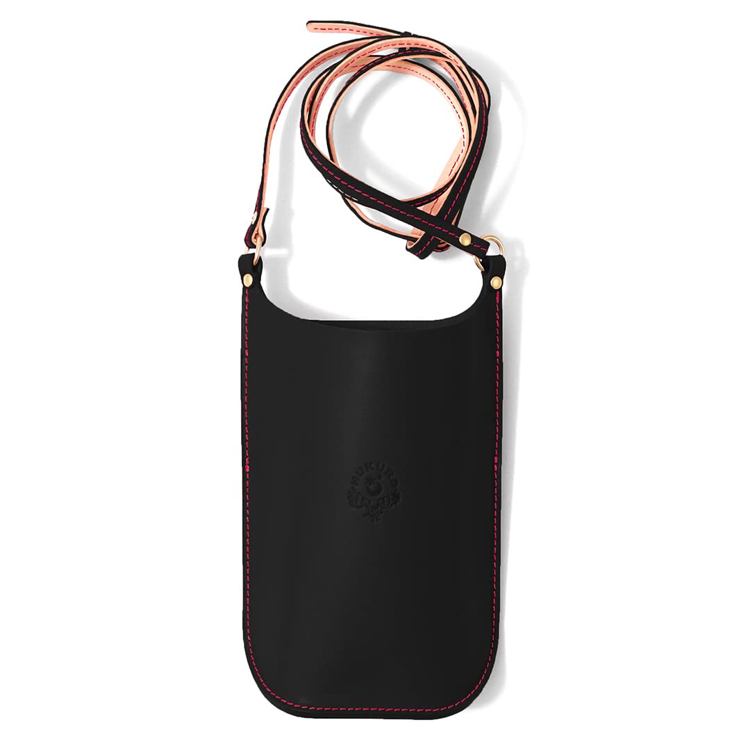 【送料無料】[HUKURO] スマートサイフ Lサイズ メンズ レディース 本革 スマホポーチ スマホショルダー..