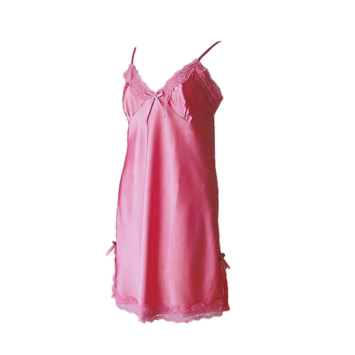 【送料無料】[Karly　Shop] スリップ ランジェリー ベビードール ペチコート セクシー ひざ上丈 サテン..