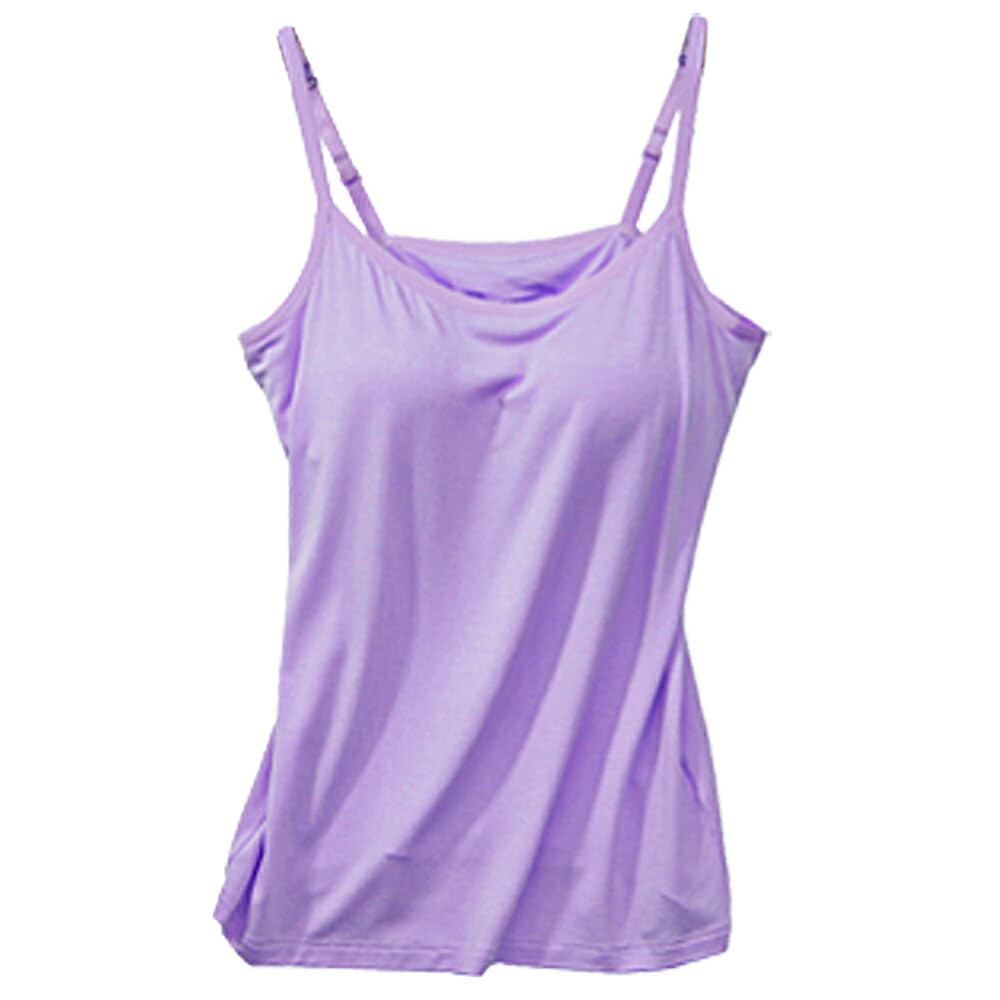 【送料無料】[Karly　Shop] 【爆売れ】カップ付きインナー キャミソール タンクトップ ブラトップ サラ..