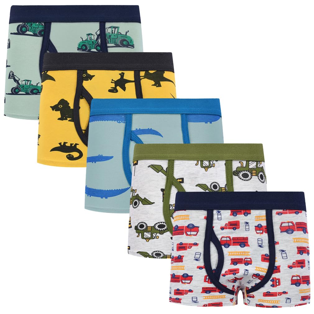 【送料無料】[kalavika] ボクサーパンツ 前開き ブリーフ 男の子 5枚セット 100〜140cm ボクサーブリー..