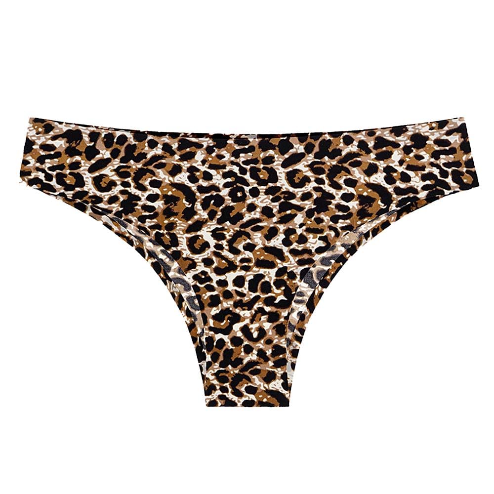 【送料無料】[Karly Shop] ブラジリアンショーツ レディース シームレス 大きいサイズ サテン 響かない おしゃれ かっこいい 美尻 セクシー 無地 1502 色：E(Panther)、サイズ：XL