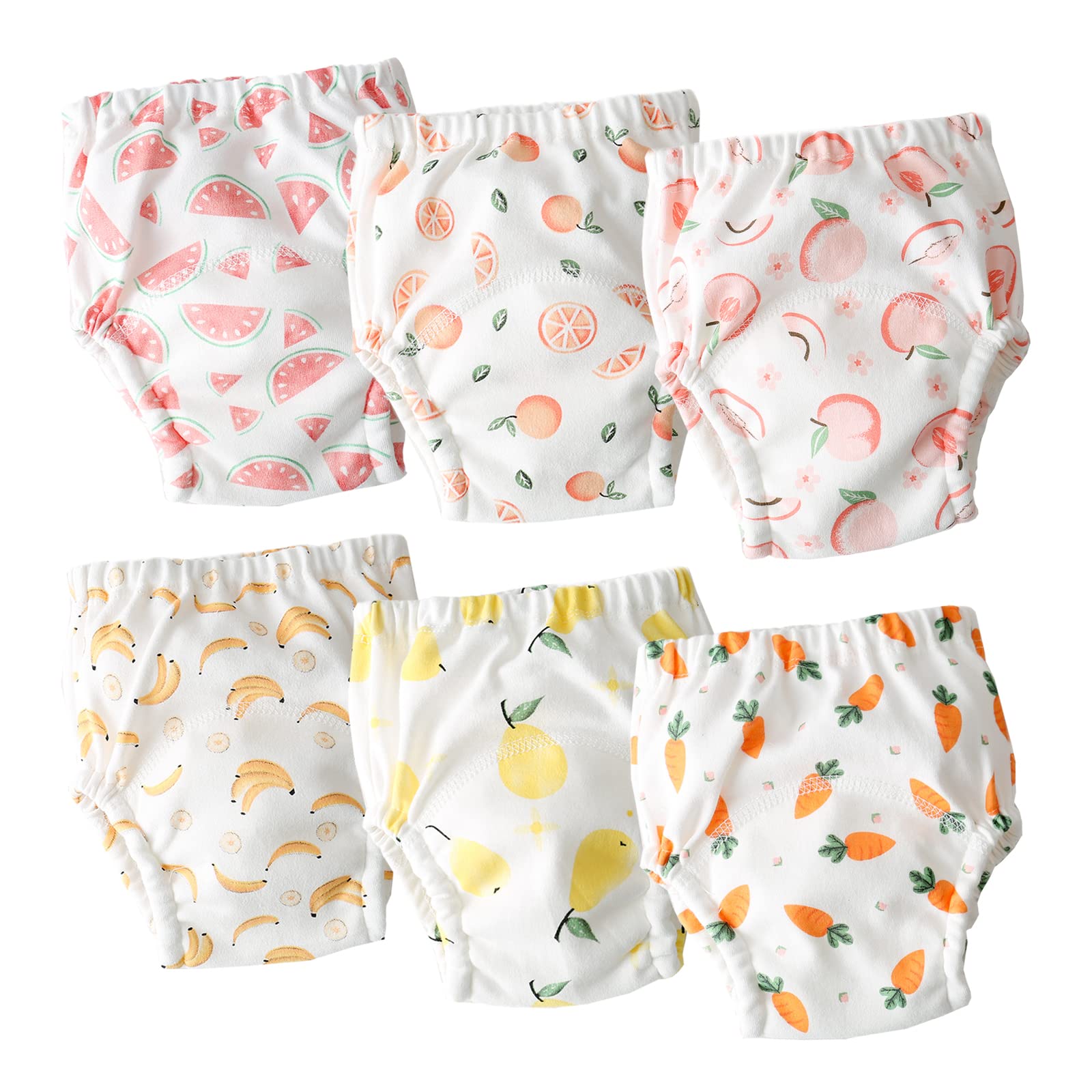 【送料無料】[kalavika] トレーニングパンツ ベビー 女の子 男の子 6枚セット 6層構造 赤ちゃん おねし..