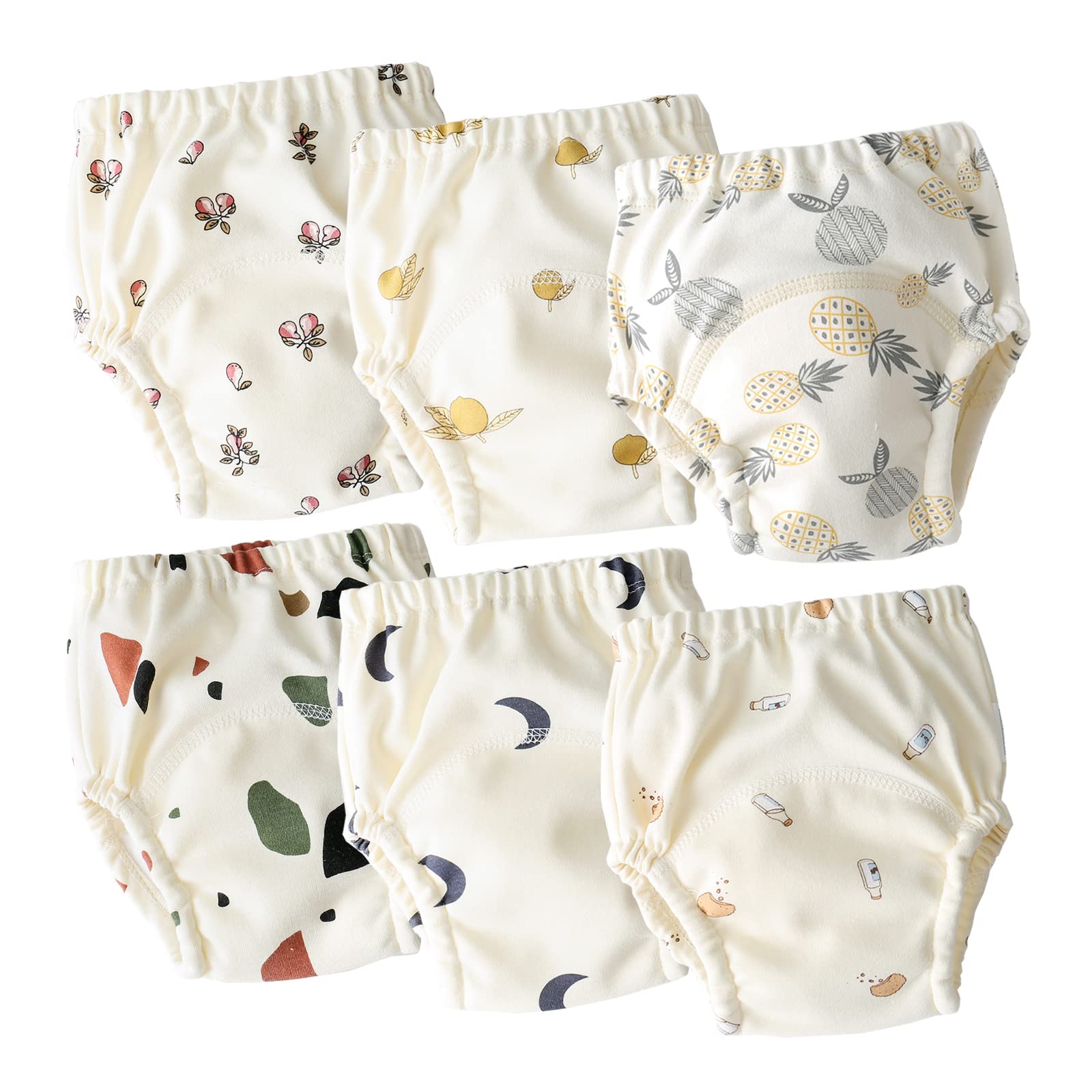 【送料無料】[kalavika] トレーニングパンツ ベビー 女の子 男の子 6枚セット 6層構造 赤ちゃん おねし..