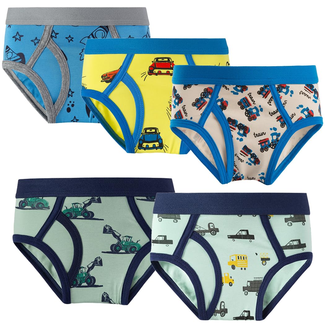 【送料無料】[kalavika] キッズ パンツ 前開き ブリーフ 男の子 5枚セット 100〜140cm 綿 無地 ボーイ..