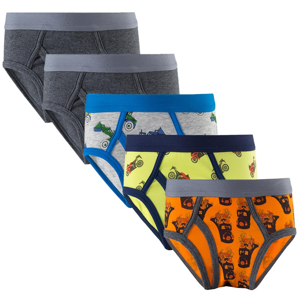 【送料無料】[kalavika] キッズ パンツ 前開き ブリーフ 男の子 5枚セット 100〜140cm 綿 無地 ボーイ..