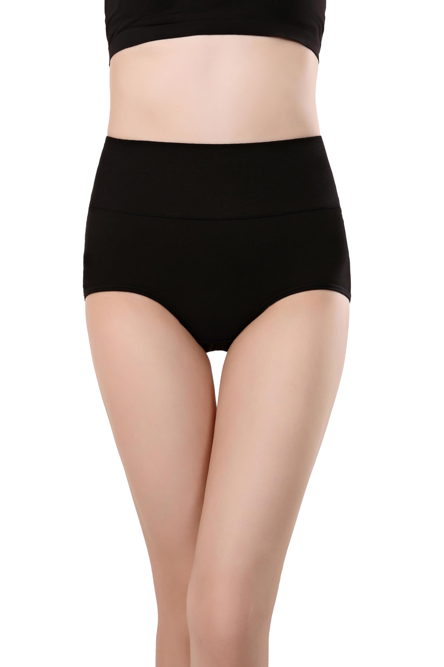 【送料無料】[JANJAM] 大きいサイズ レディース ショーツ 下着 ハイウエスト ストレッチ カラバリ豊富 インナー 色：ブラック、サイズ：3L