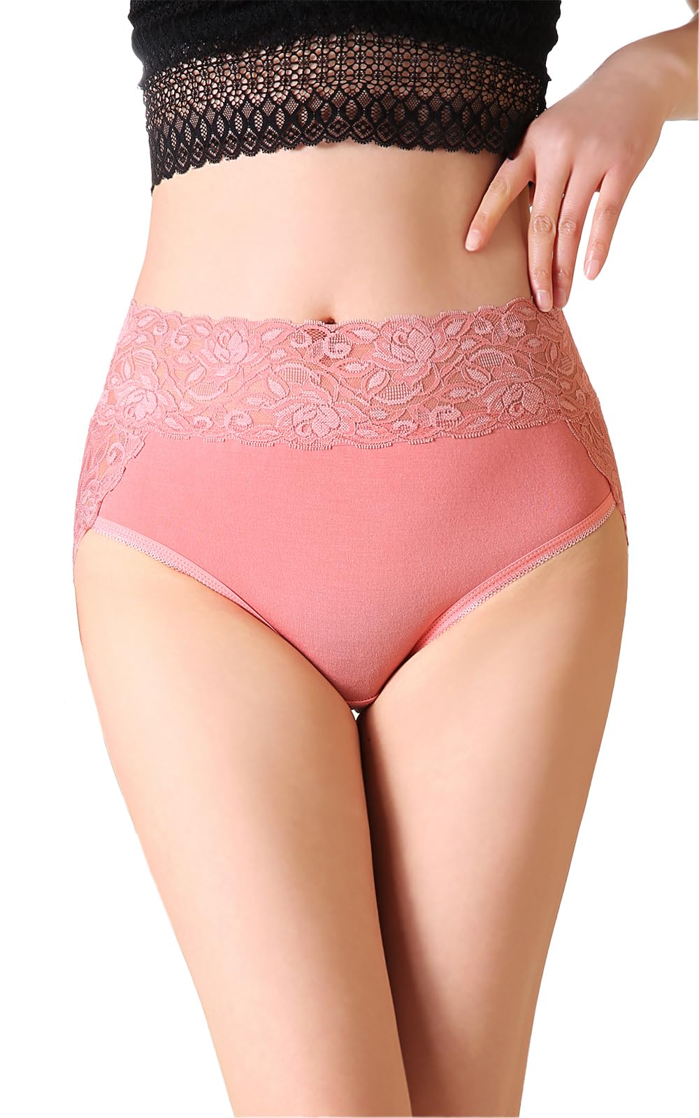 【送料無料】[JANJAM] 大きいサイズ レディース インナー ショーツ 下着 レース切り替え 花柄レース ストレッチ コットン カラバリ豊富 色：ピンク、サイズ：3L