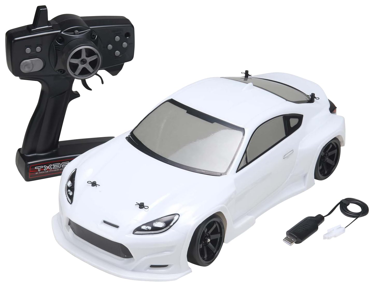 【送料無料】ヨコモ ドリフトパッケージ 2WD組み立て済みフルセット PANDEM GR86 白 DP-GR86RTRW 電動..