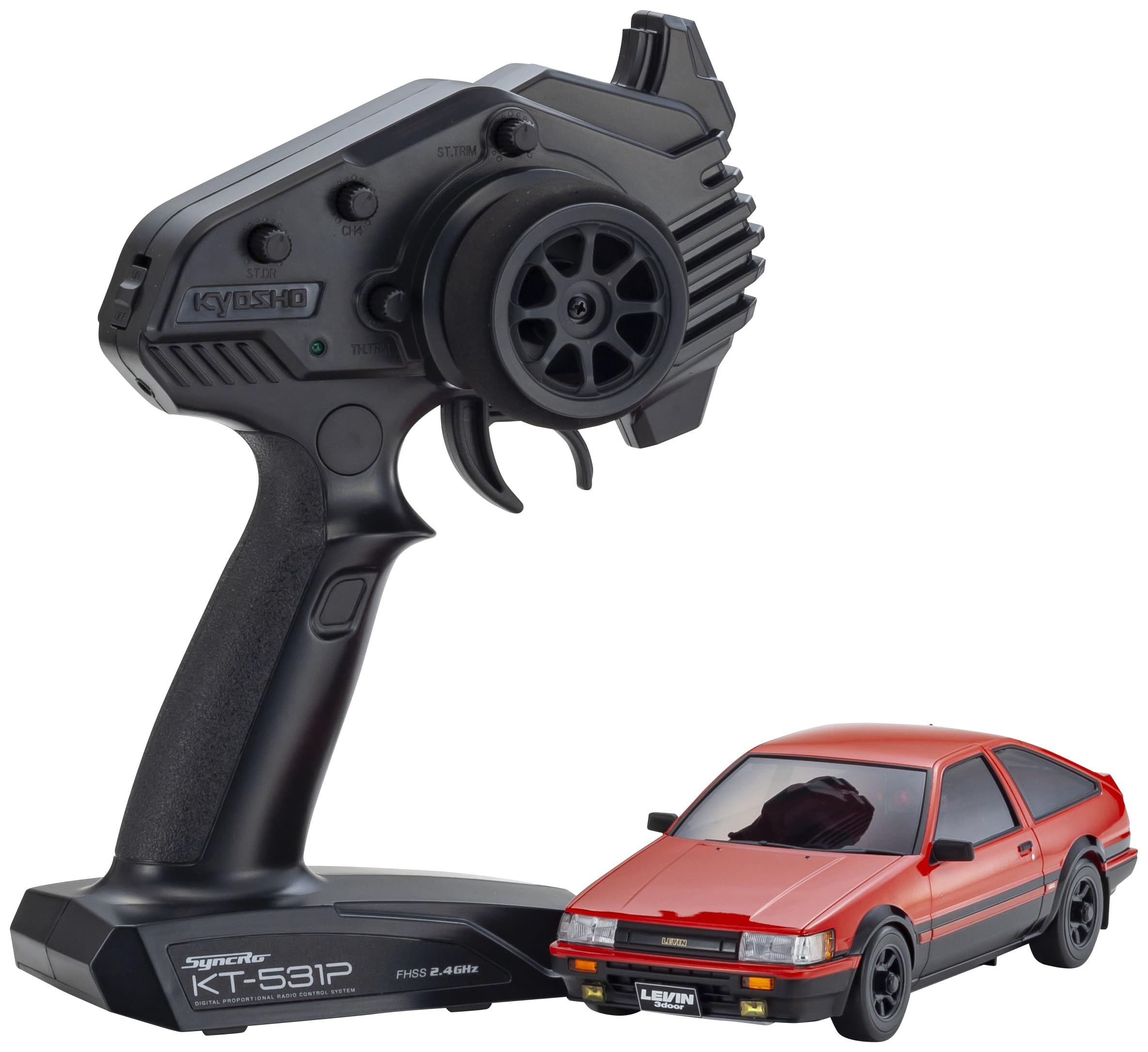 【送料無料】京商 MA-020 r/s トヨタ カローラレビン AE86 レッド/ブラック 電動ラジオコントロール 32..