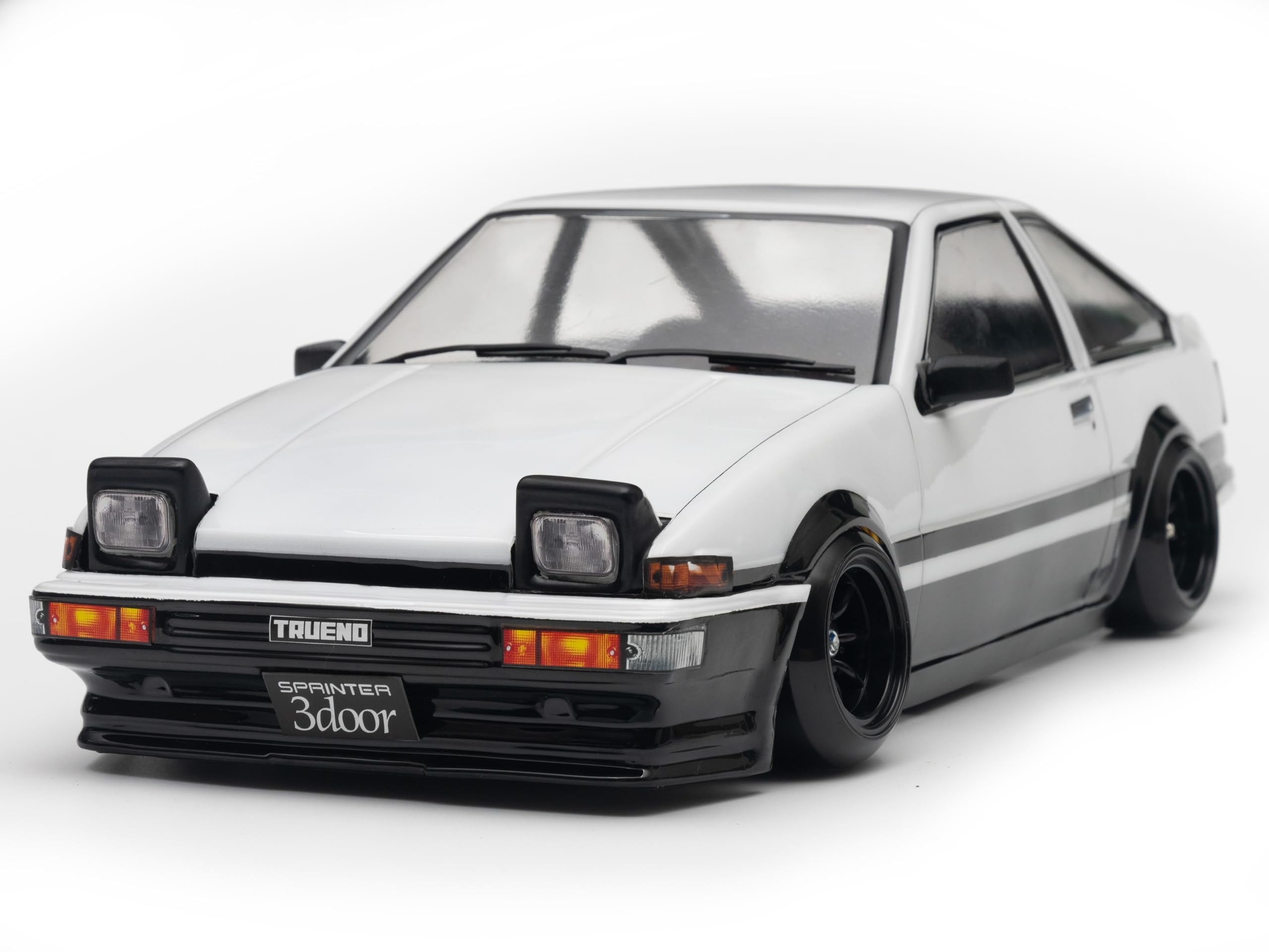 【送料無料】1/10 AE86 トレノ Mシャーシ用 ボディ未塗装