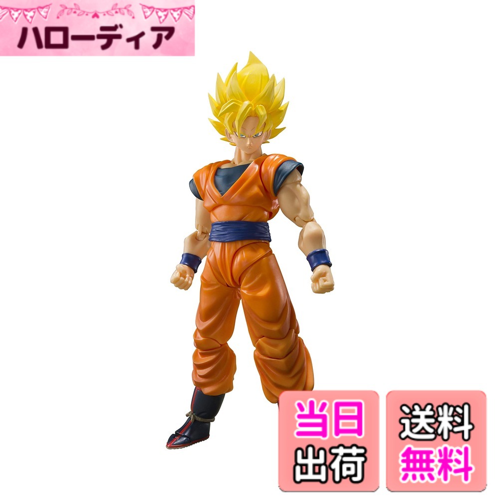 [무료 배송] TAMASHII NATIONS SH 피규어츠 드래곤 볼 Z 슈퍼 사이어인 풀 파워 손오공 약 140mm PVC&ABS제 도장이 끝난 가동 피규어