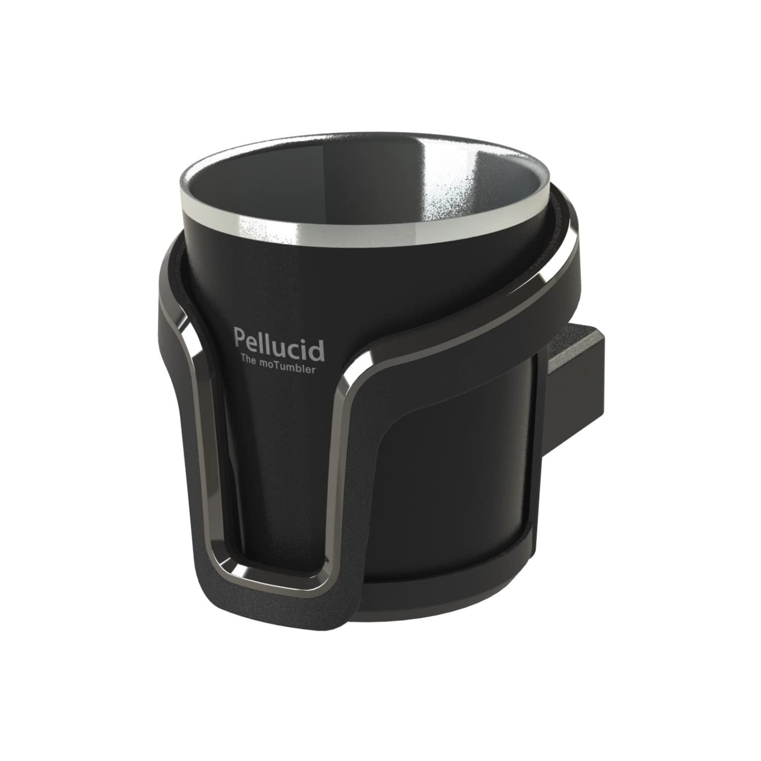 【送料無料】ペルシード(Pellucid) 自動車アクセサリー 車内用品 ドリンクホルダー カップホルダー シリーズ 色：ブラック セット