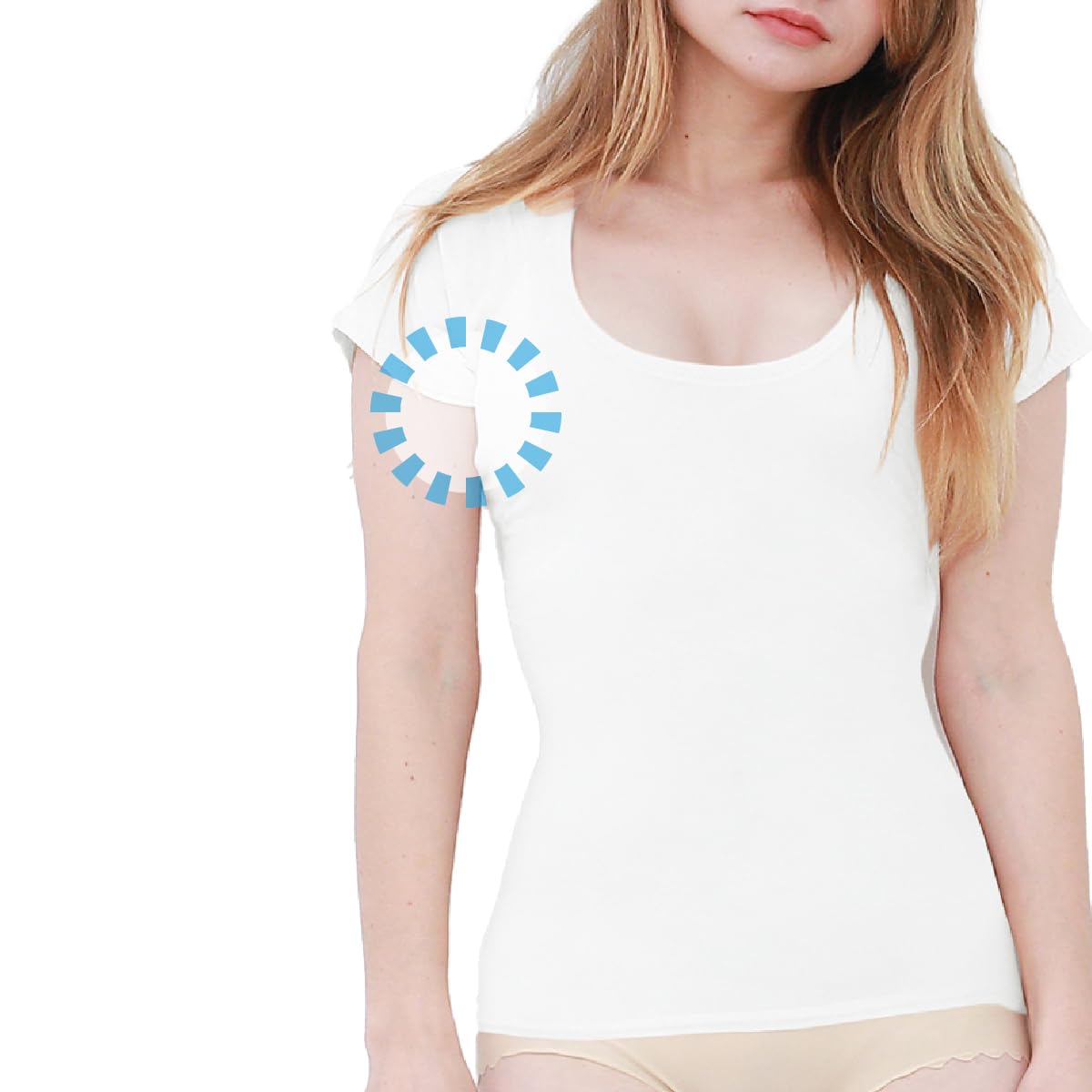 【送料無料】[魔法のタイツ] ストレス0の汗対策 汗染み防止 脇汗インナー最強 レディース 【特大パッド..