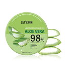 【送料無料】Les's Skin(レッツスキン) アロエスーディングゲル 98% 300ml【正規品】 ボディクリーム 300ミリリットル (x 1) 色:グリーン、サイズ:300ミリリットル (x 1)