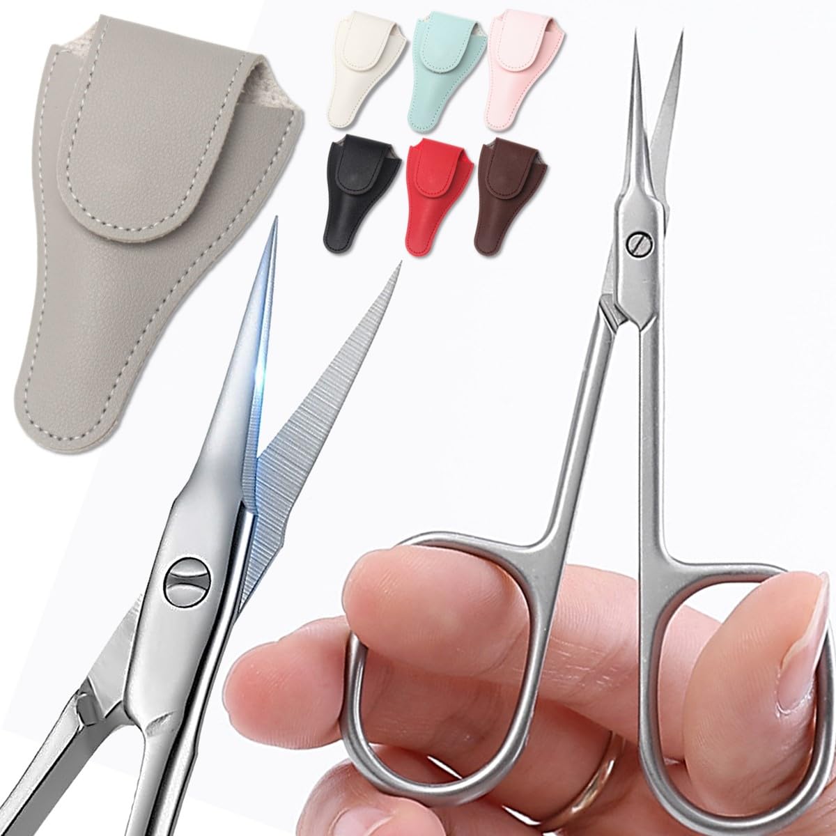 【送料無料】ReTORUE 【高精密・極細刃】ささくれ用爪切り さかむけ切り ささくれ 甘皮切り 甘皮処理 色：グレーケース