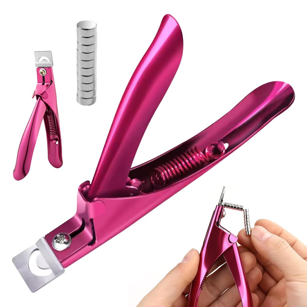 【送料無料】UrbanPulse 鋭い刃のアクリル製つけ爪切り アクリルネイルクリッパー シャープブレード つ..