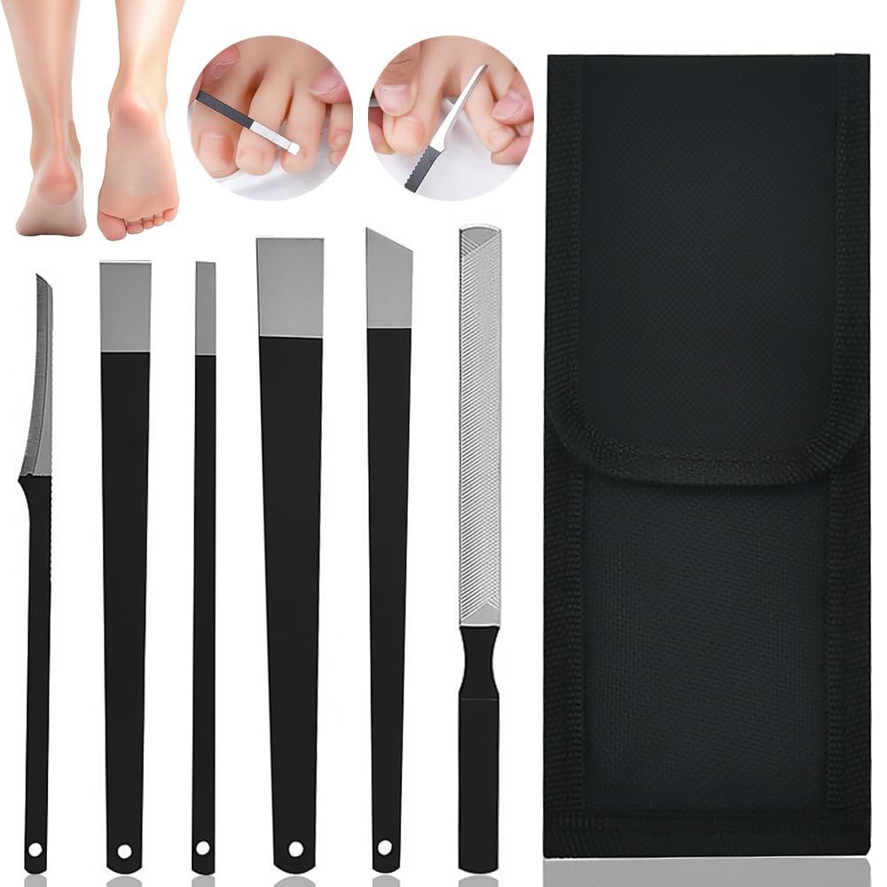 【送料無料】ペディキュアナイフ 6点セット ペディキュアキット 足切りナイフ 様々なスタイル 刃ナイフ..