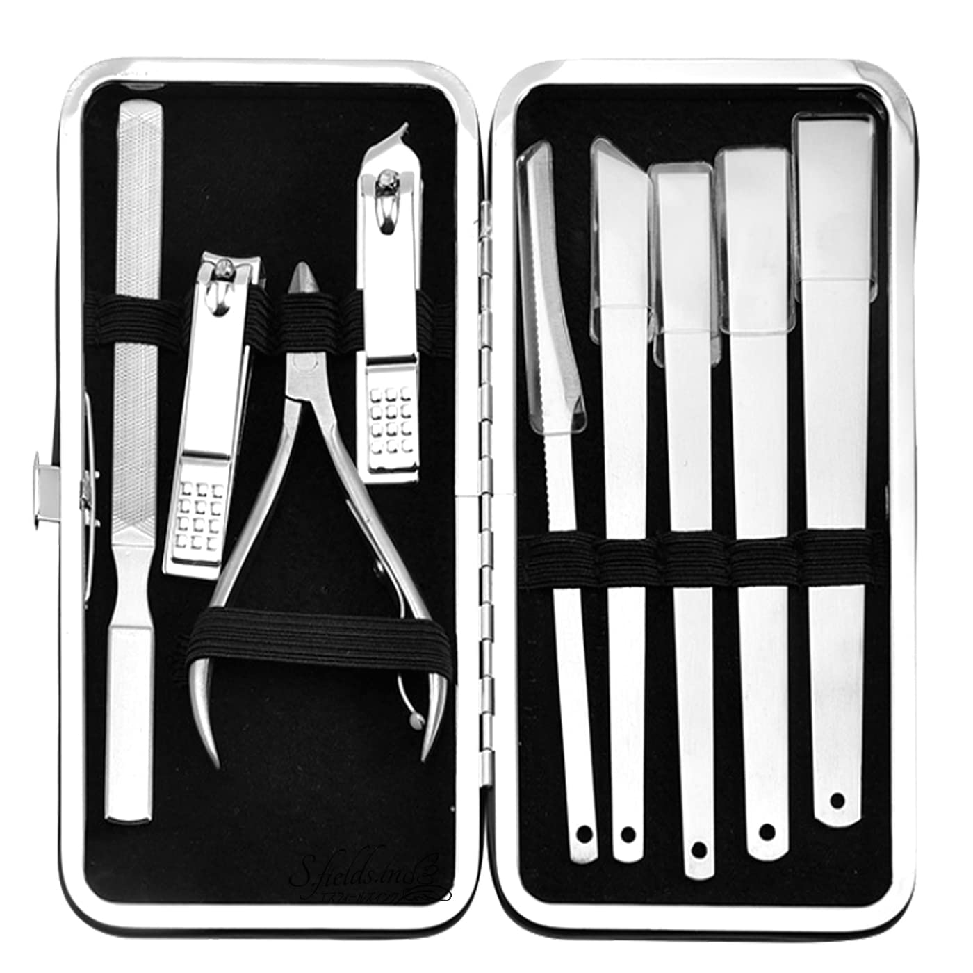 【送料無料】S.fields.inc ペディキュアナイフキット フットケア 爪切り マニキュア ネイルサロン ハー..