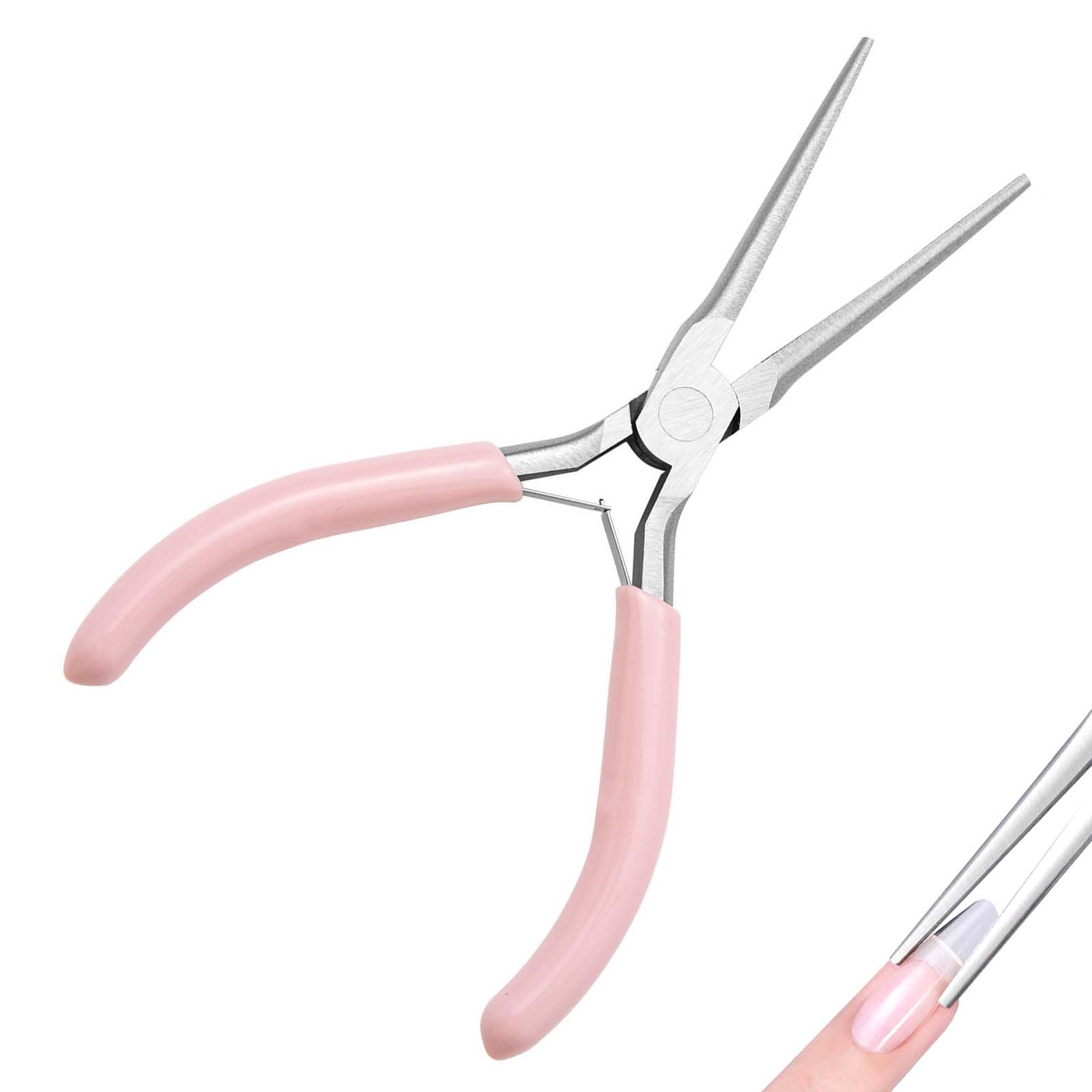 【送料無料】PAVIKE ネイルアートニッパー ミニペンチ 平ペンチ 硬度が高く 軽量 ネイルクリップ整形ペ..