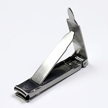 【送料無料】ドイツ製 AXiON SUPER ポケット爪切り（本革ケース入り）#slg009574 色：シルバー