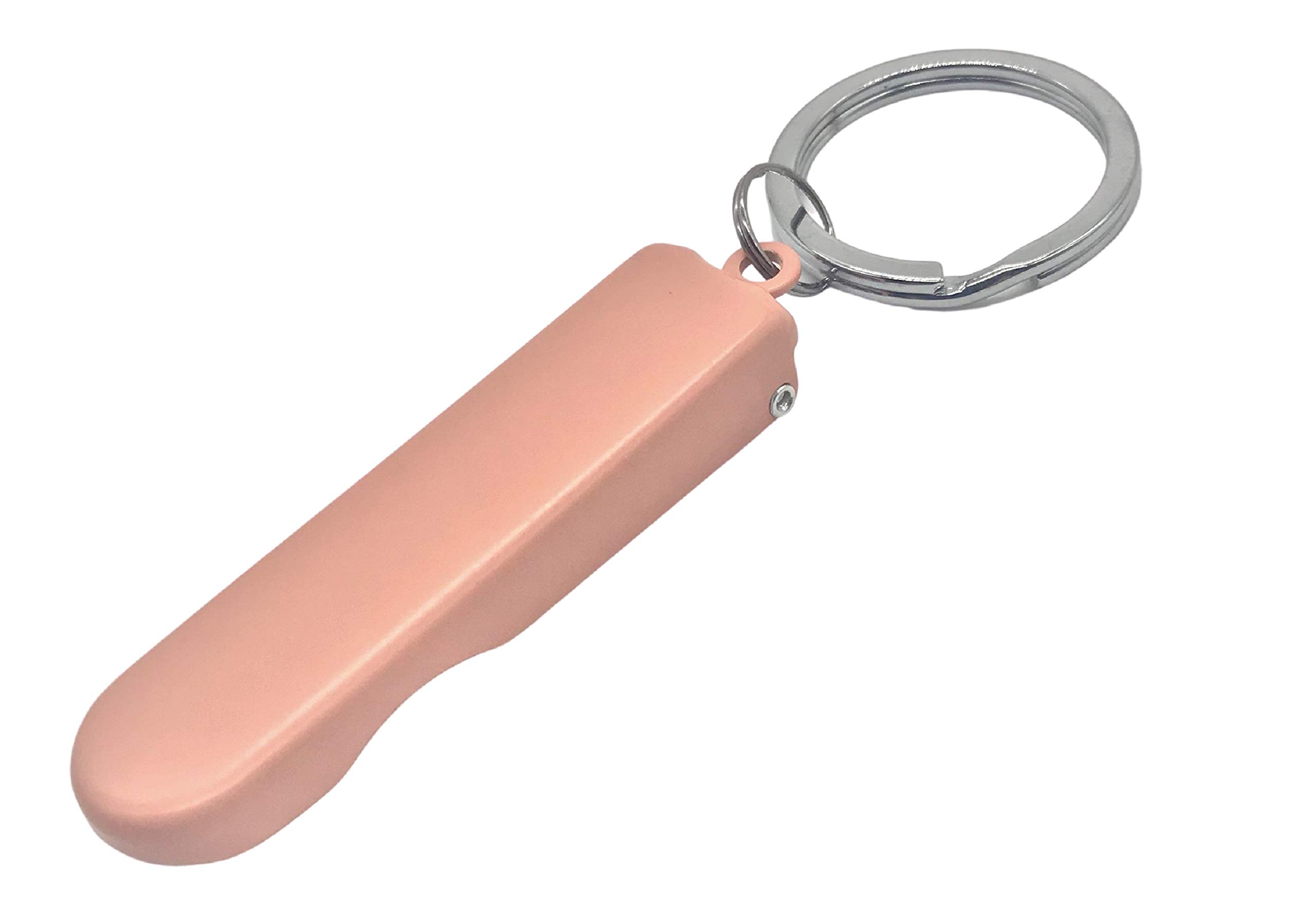 【送料無料】[NEONS] つめきり 爪切り 小型リング 小さい 折りたたみ式 携帯 メンズ レディース 色：ピ..