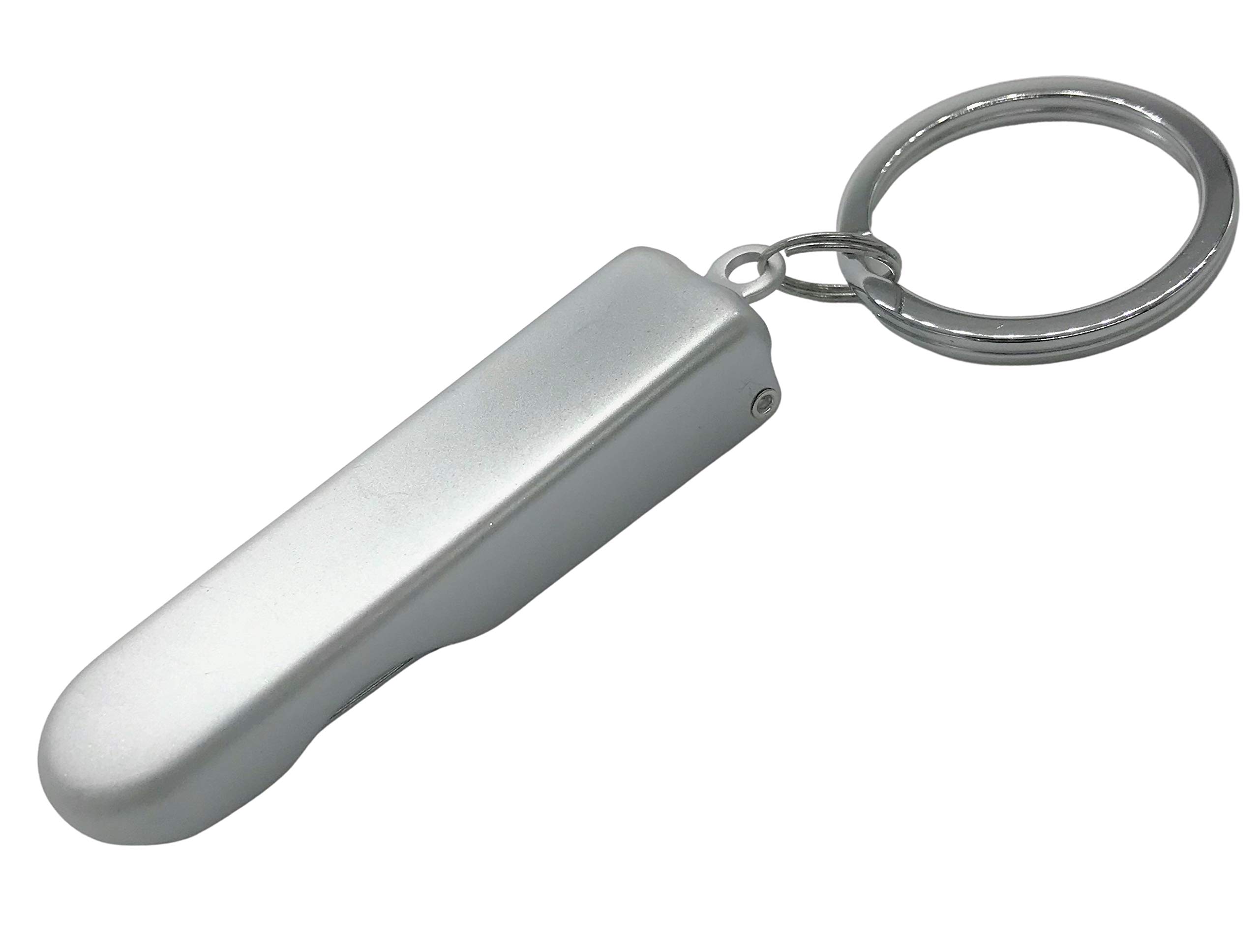 【送料無料】[NEONS] つめきり 爪切り 小型リング 小さい 折りたたみ式 携帯 メンズ レディース 色：シ..