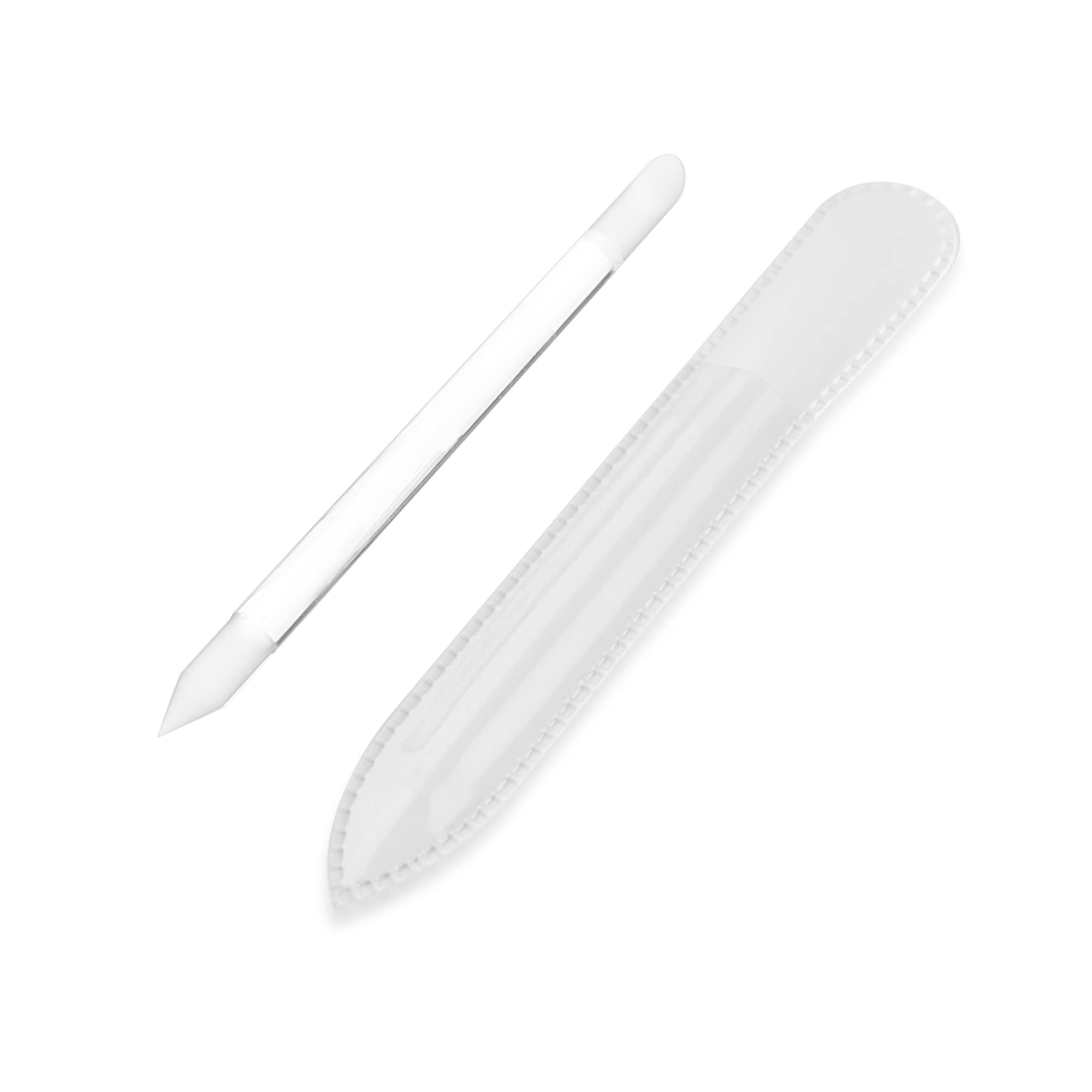 【送料無料】【チェコガラス製】キューティクルプッシャー 両面甘皮ケア ネイルの下処理に ボヘミアン..