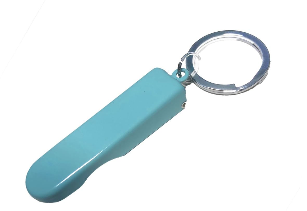 【送料無料】[NEONS] つめきり 爪切り 小型リング 小さい 折りたたみ式 携帯 メンズ レディース 色：パ..