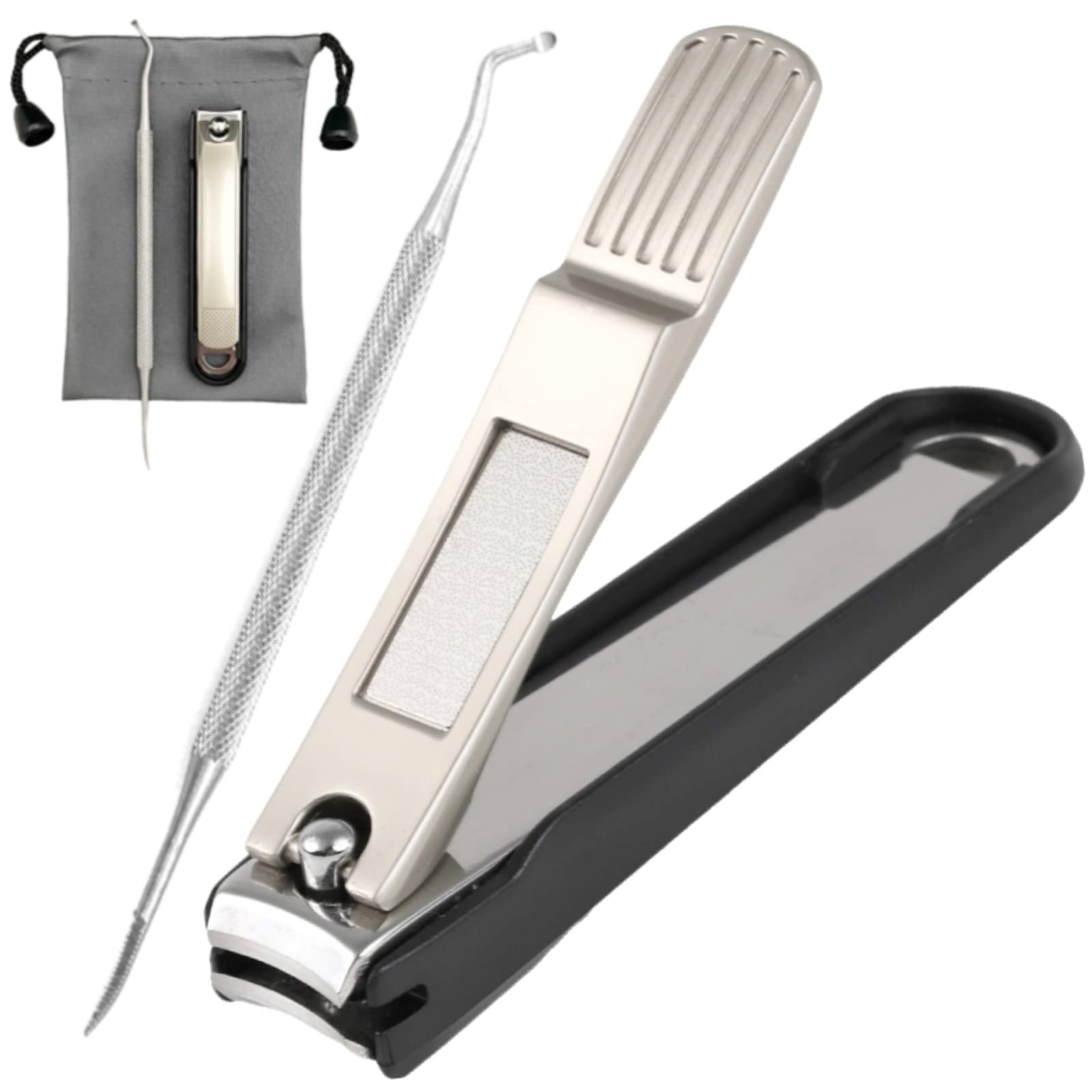 【送料無料】皮膚科医監修 TAKES 爪切り 飛散防止 カバー付き ステンレス刃 手足両用 つめきり 爪やす..