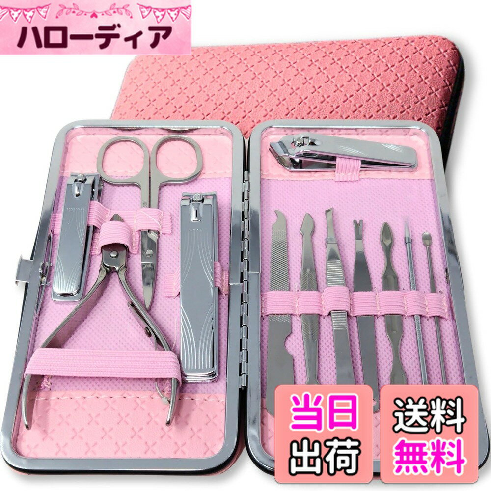 【送料無料】COLORBIRD ネイルケアセット ラグジュアリー 色：12ローズピンク