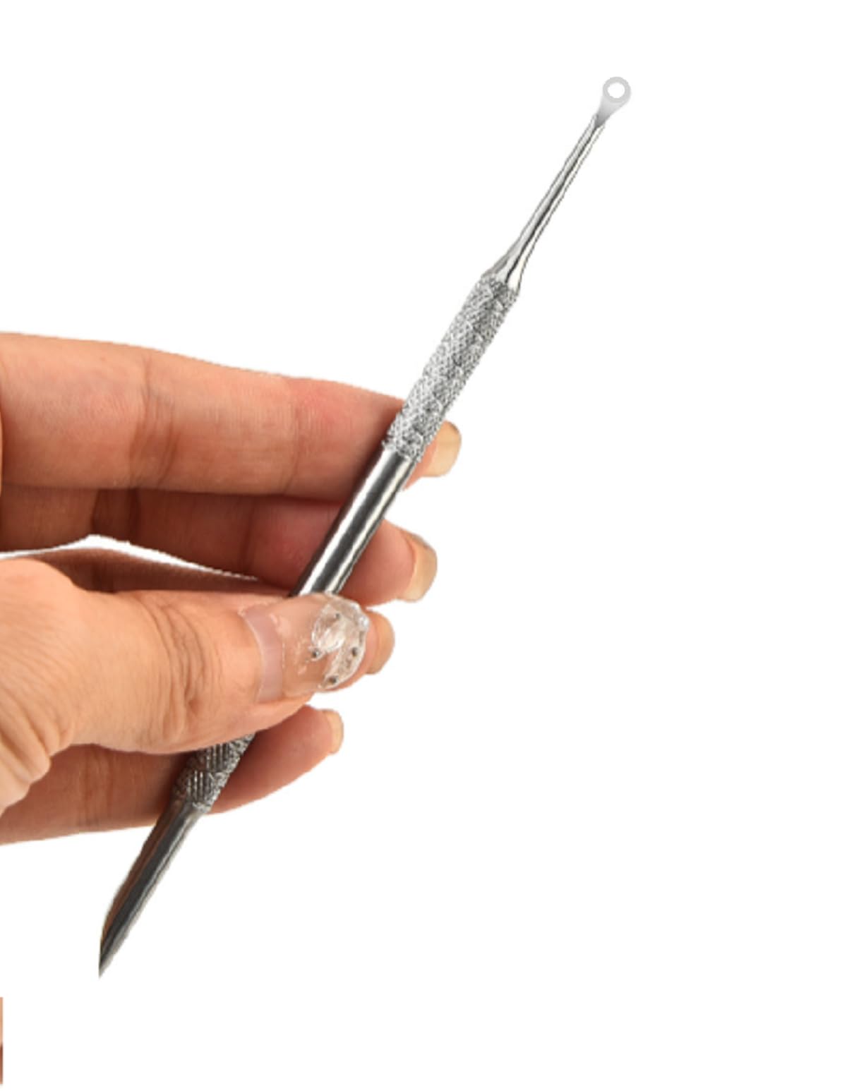 【送料無料】プロフェッショナル ネイルケア スチールプッシャー デュアルエンド キューティクルプッシ..