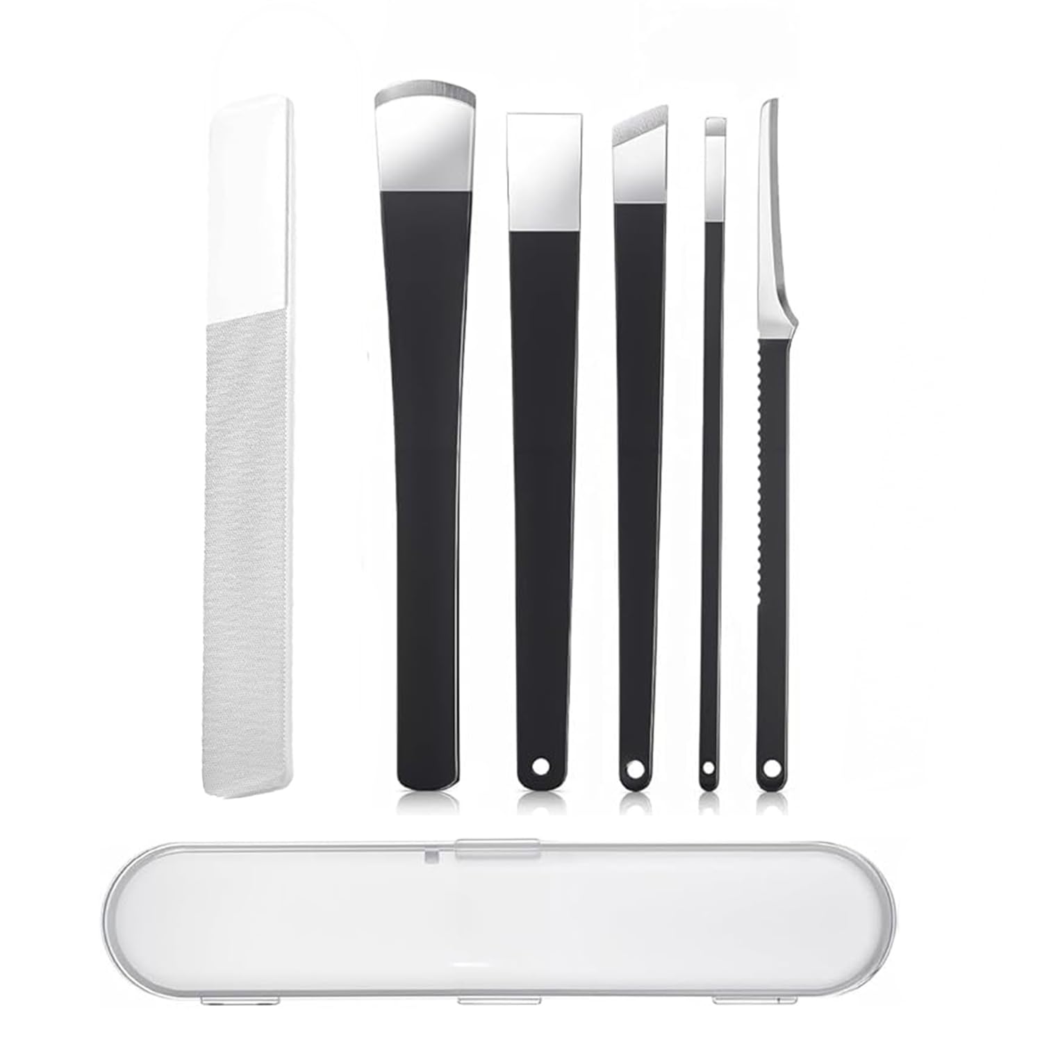 【送料無料】Coehaopike ペディキュアナイフ フットケアペディキュアキット 平刃ナイフセット 6個セッ..