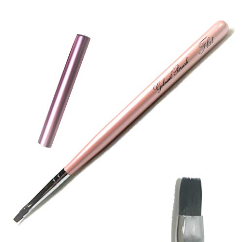 【送料無料】ジェルブラシ ジェルネイル ブラシ 筆 ネイル筆 ネイル ジェルネイル筆 キャップ付き ネイル用品 ネイルアート ネイルツール セルフネイル 色:コ...