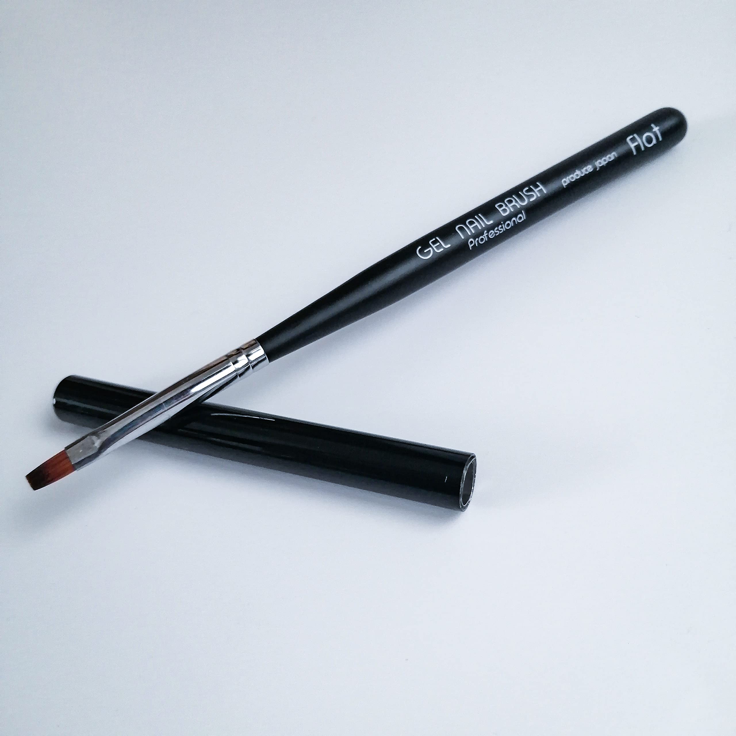 【送料無料】ジェルブラシ 4本セット ジェルネイル ブラック ブラシ 筆 ネイル筆 ネイル ジェルネイル筆 キャップ付き ネイル用品 ネイルアート ネイルツール...