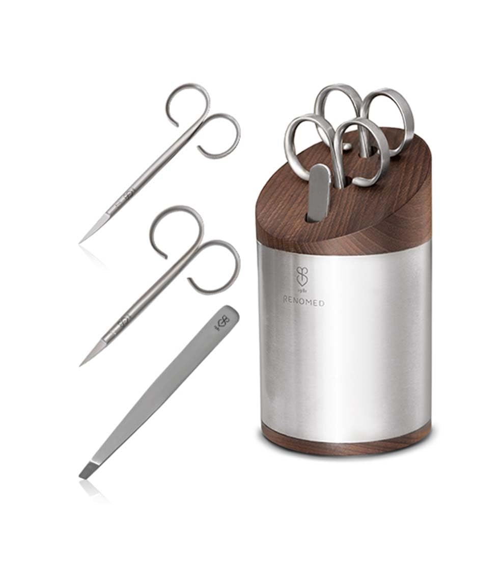 【送料無料】Renomed(レノメッド)　TUBO Cosmetic[収納スタンドとCS2、CS4、CT1のセット] 色：シルバー