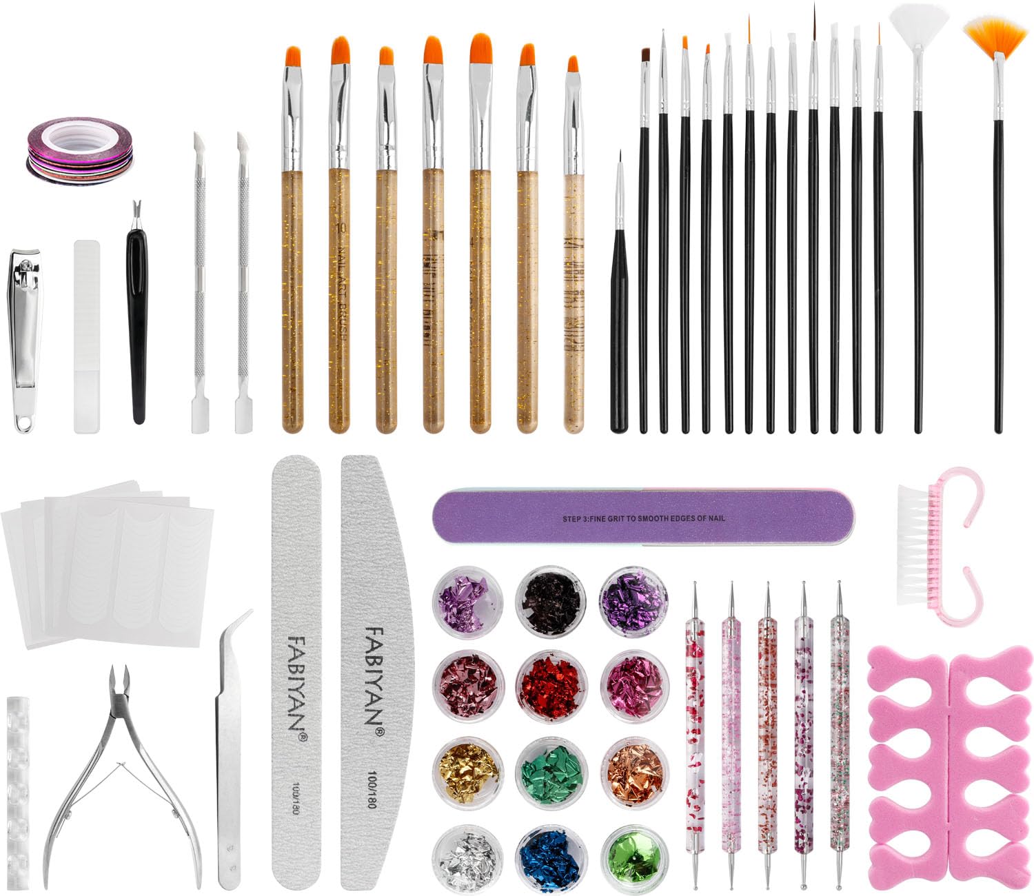 【送料無料】Wolfride ネイルブラシセット ジェルブラシ ジェルネイル用筆 ネイルファイル ネイルアー..