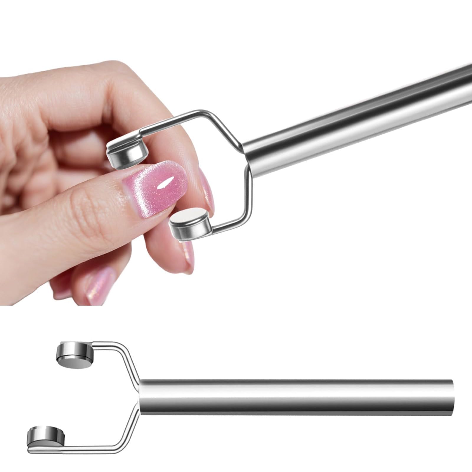 【送料無料】3 IN 1 キャットアイネイルマグネット、Y字型ダブルヘッドマグネット、サロンスタジオホー..