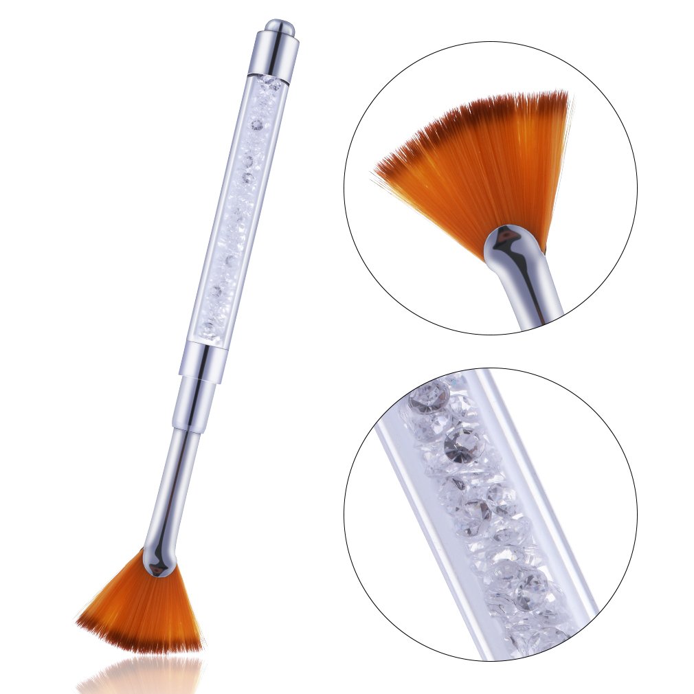 【送料無料】PINPAI ネイルブラシ ジェルネイルぺん 扇形 アクリル絵の具 ネイルアート用品