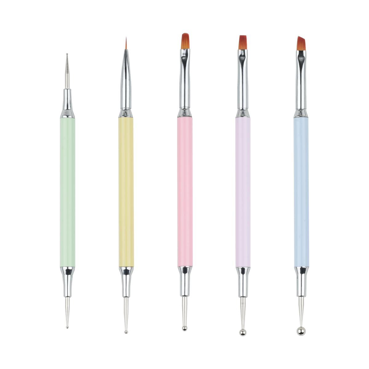 【送料無料】ネイルブラシセット6本セット ネイル筆セット ジェルネイル用筆セットジェルネイルブラシ ..