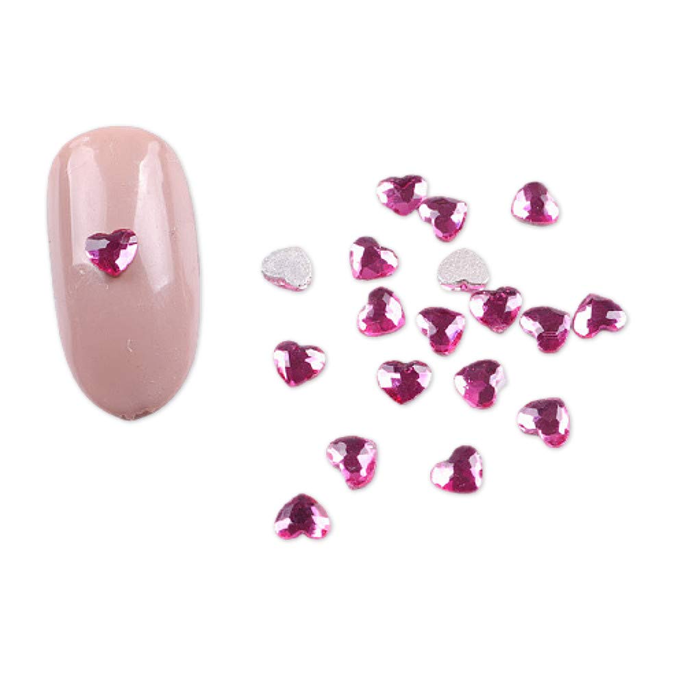 【送料無料】卓上棉品 ネイルパーツ インストーン ハート 15枚 人気 4mm/6mm/8mm ブリオン ホログラム ..