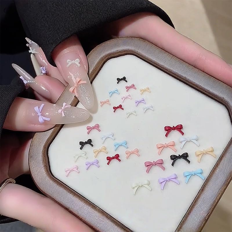 【送料無料】300個入り ネイルパーツ ネイルストーン5Dネイルパーツ、3サイズのリボン、 色とりどり、ハンドメイドアイテム/カードのDIYに 初心者に最適 色...
