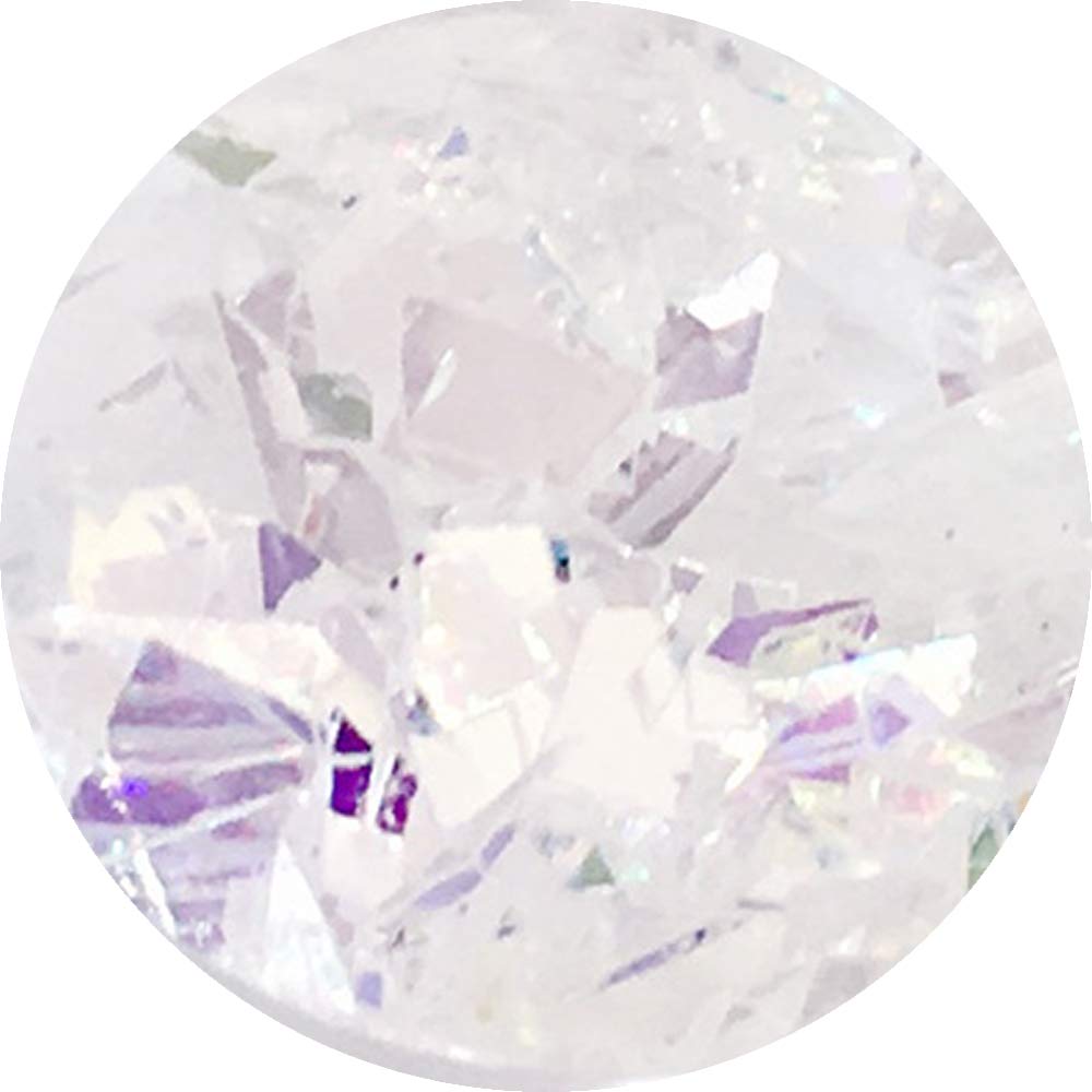 【送料無料】Charlon オーロラホロ 乱切り 色：白