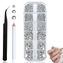 【送料無料】FineGood ネイルラインストーン ラインストーン ネイル素材 手芸パーツ ネイルデコレーション ネイルアートパーツ ハンドメイドDIY 3D ...