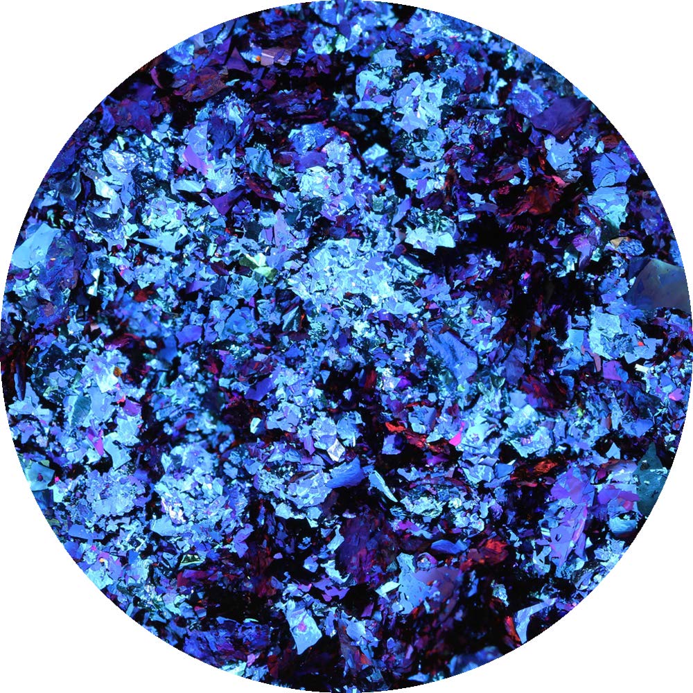 【送料無料】MATIERE カメレオングリッターフレーク ブルー×パープル 色：ブルー