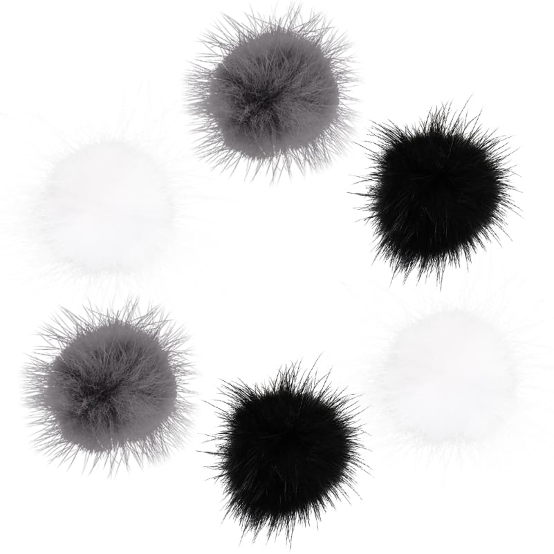 【送料無料】Frcolor ネイルパーツ ネイルふわふわボール 18個 ネイルファーボールアクセサリー 装飾的..