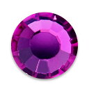 【送料無料】AURORAクリスタル ラウンド-フラットバック フューシャ 色:フューシャ、サイズ:SS 20 (4.60-4.80 mm)