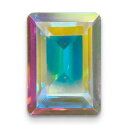 【送料無料】AURORAクリスタル ステップカットバゲット-Vカット クリスタルAB 色:クリスタルAB、サイズ:10X8MM