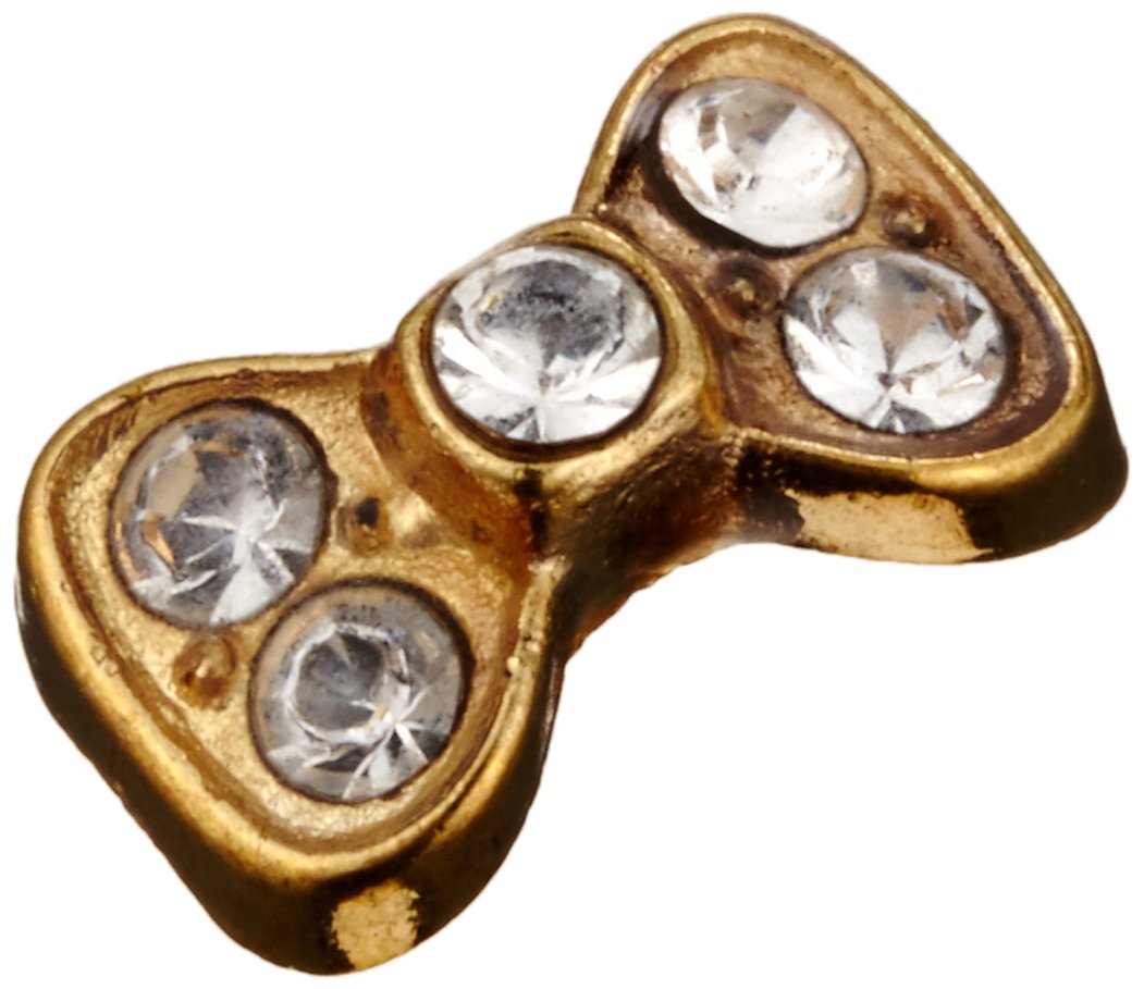 【送料無料】ネイル オン ジュエリー VNJ-7 ゴールドクリスタルS 色：ゴールド、サイズ：1個×1個